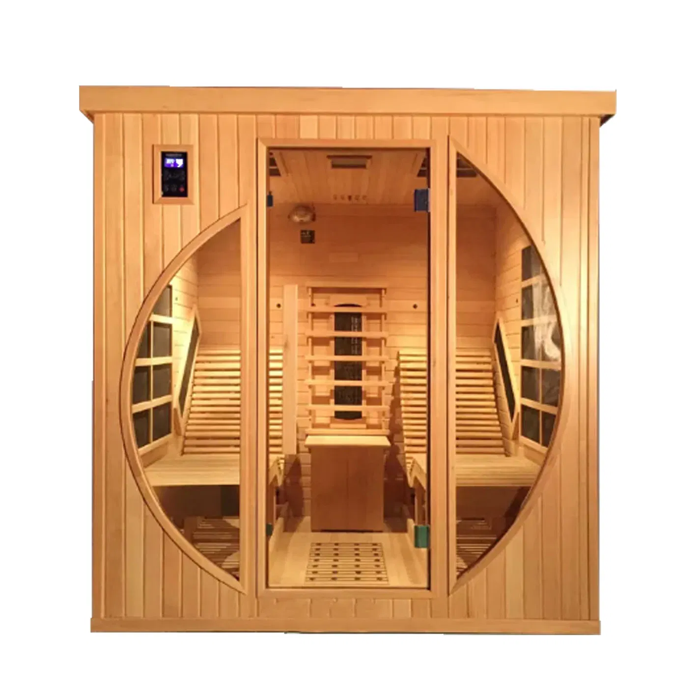 Commercial Indoor Eco-Friendly Timber 2 Person Sauna Room
