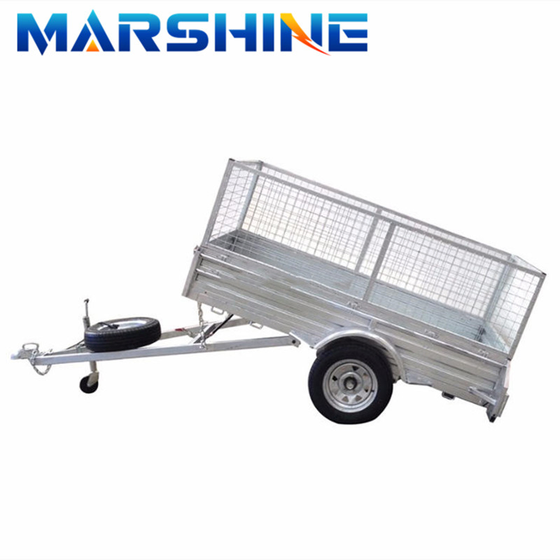 Metal Caravan and Camper Sheet Metal Cart with Chassis and Tray