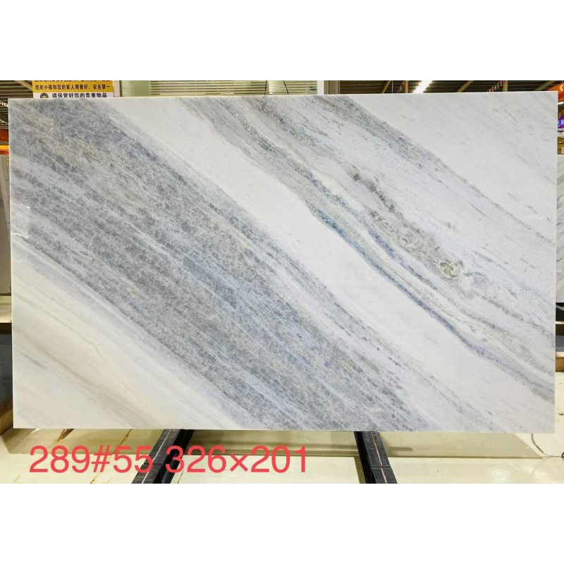 Custom Blue Marble Slabs for Wholesale Interior Decor