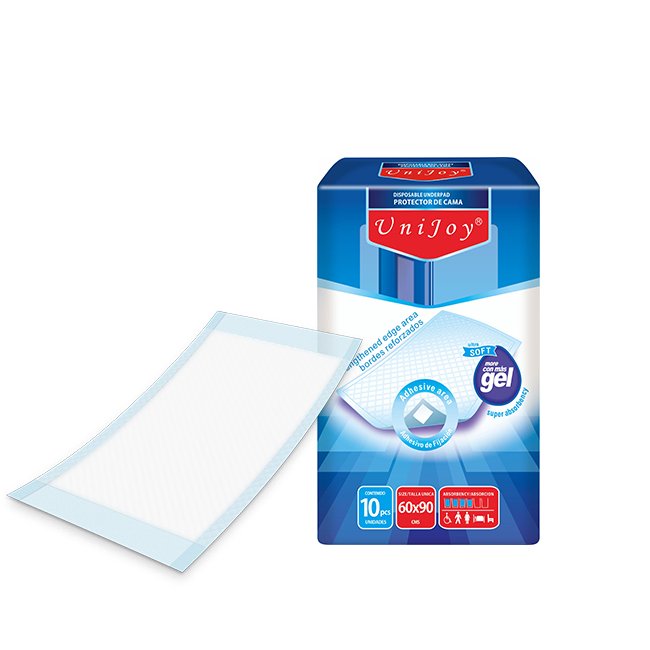 Disposable Non-Woven 60*90cm Blue Green Backsheet China Under Pad Manufacturer