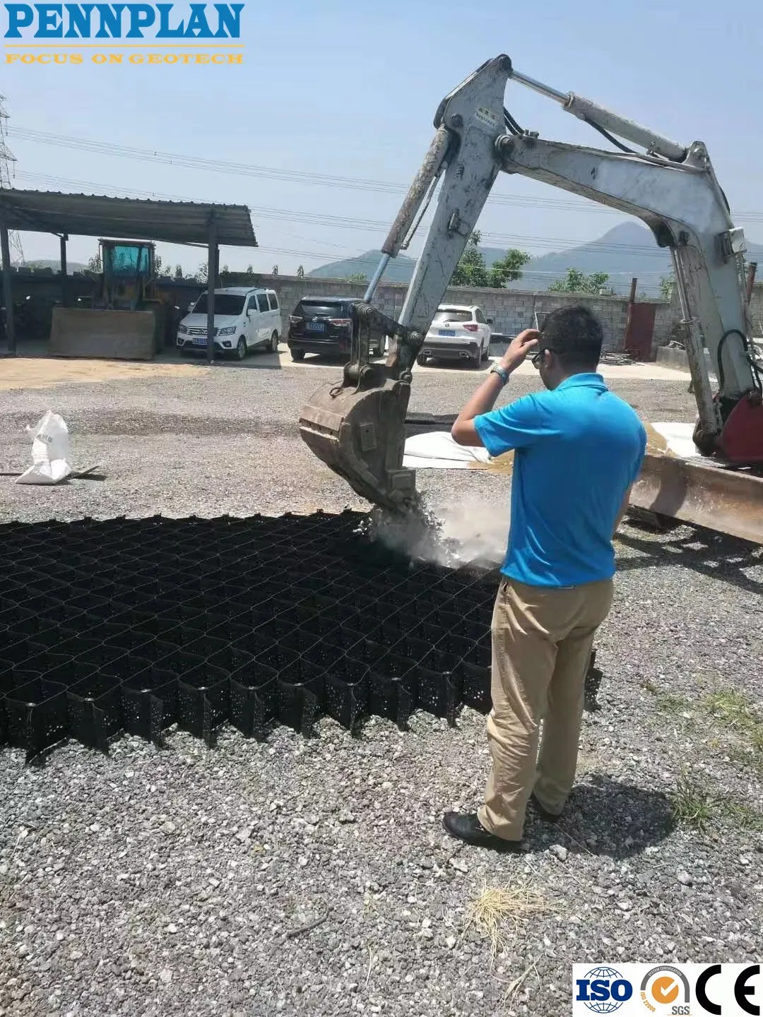 Building Material Reinforcement HDPE Geocell for Driveway Slope Protect Wall