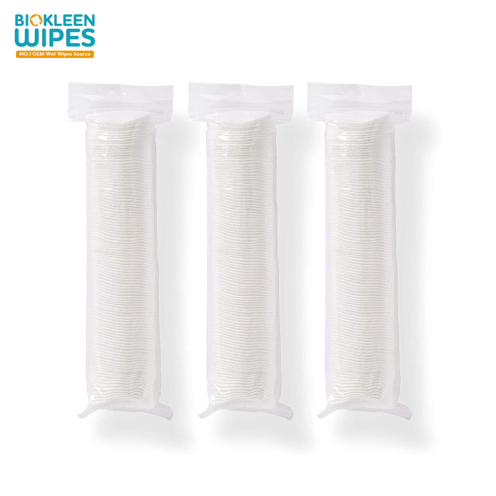 OEM Free Sample Facial Cleaning Deeply Cosmetics Eye Silikon Pads Branded Cotton Round Pad Multi-Layer Makeup Remover Pads Cosmetics Suppliers