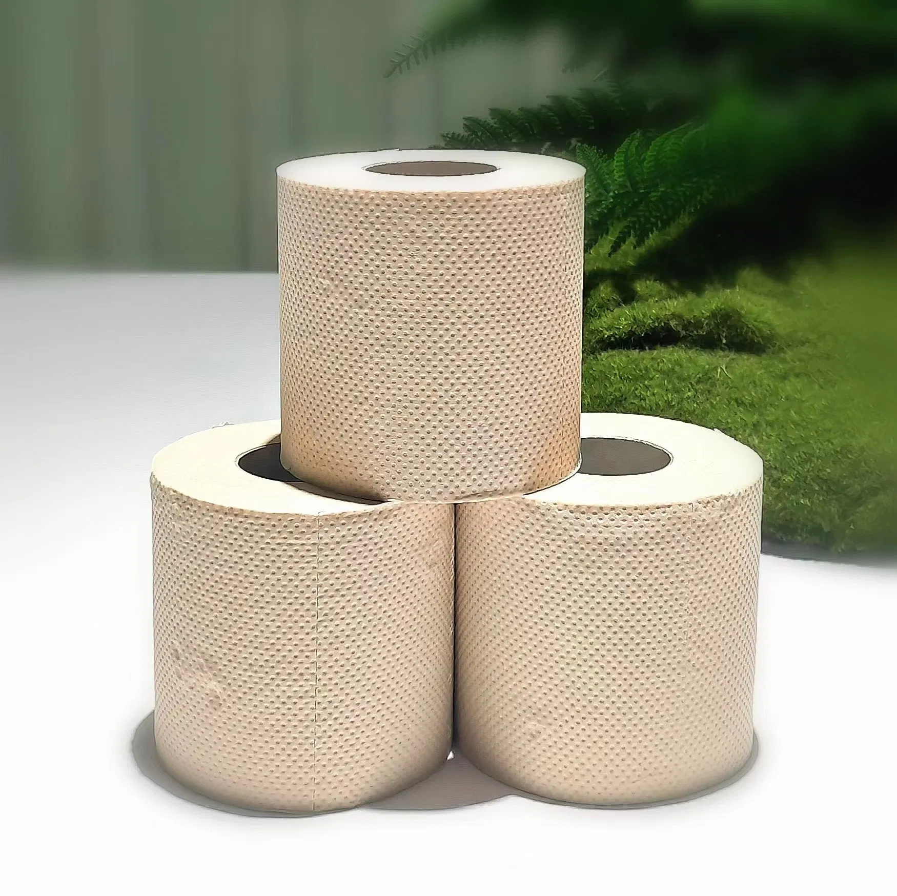 Factory Price Without Flavor No Dyes 100% Bamboo Toilet Tissue Roll