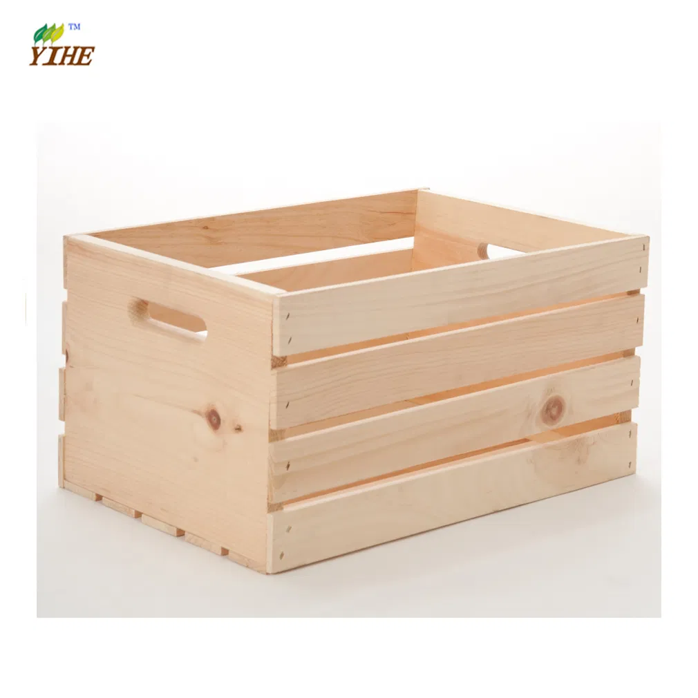 Country Style Wooden Crates-Nature Pine Crates