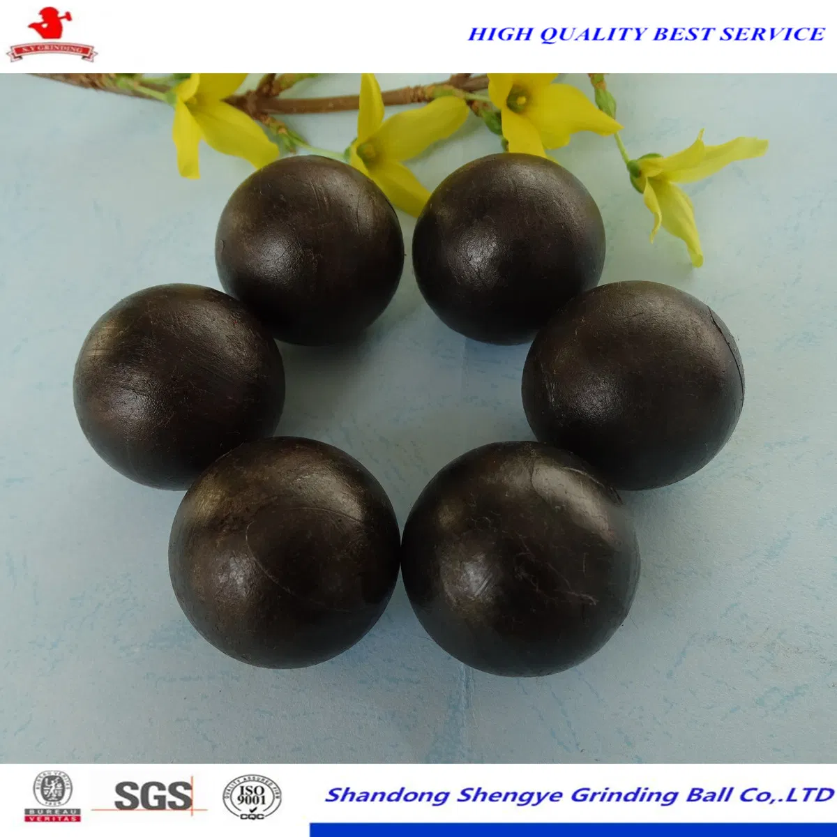 Кованые стальные мелющие шары ISO 14001 для горной промышленности