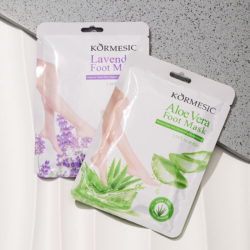 OEM ODM Private Label Foot Peeling Mask Aloe Vera Moisturizing Repair Collagen Foot Mask
