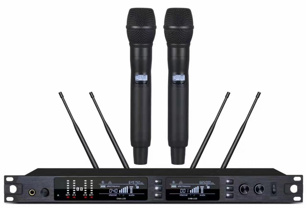 High Standard 500-980MHz Outdoor Performance True Diversity Handheld Microphone