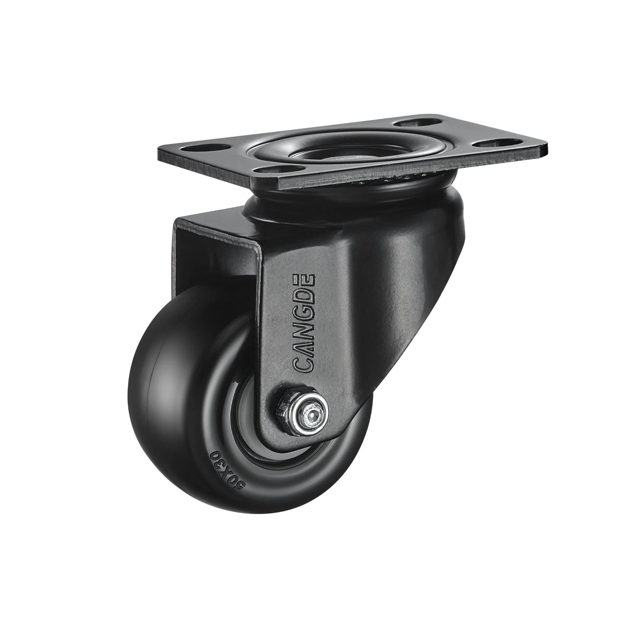 Light Duty 1.6′ ′ 2′ ′ Hotselling PU Swivel Castor for Household Appliances Showcase