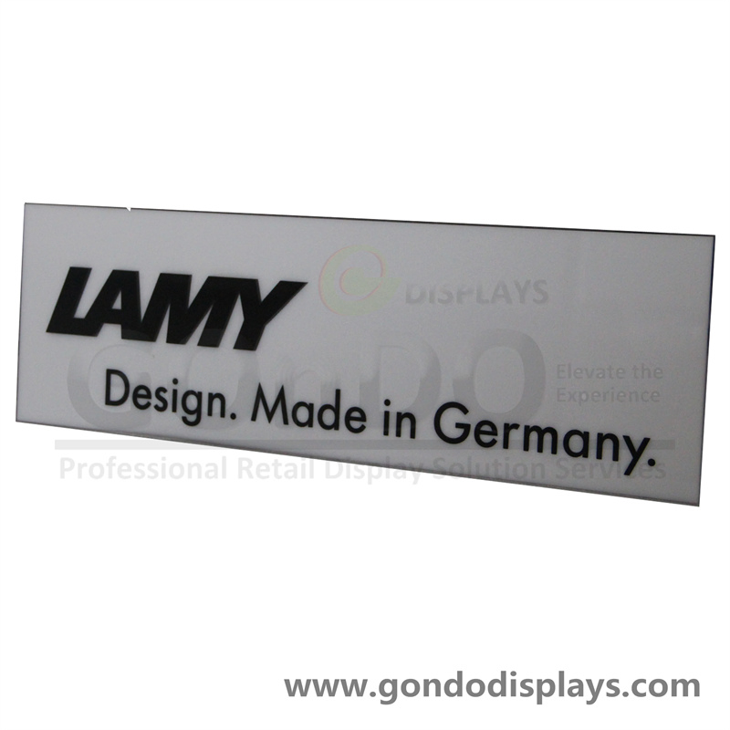 Factory Supply Advertising Acrylic Sheet Displayer Plastic Sign Holder