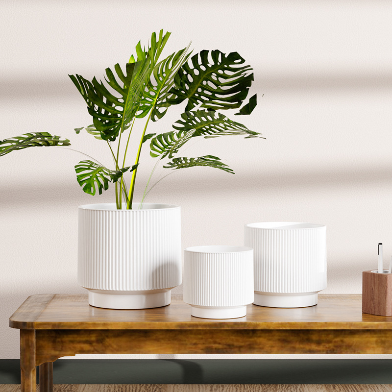 Набор горшков керамических Моранди скандинавский стиль