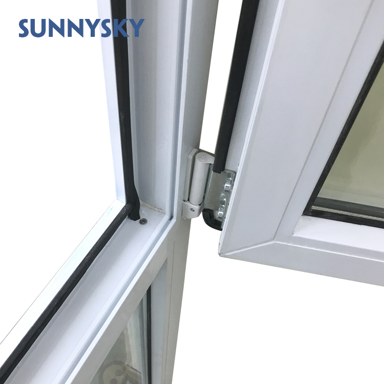 OEM Service Vinyl Prices Online 48X48 UPVC Casement Window as Egress