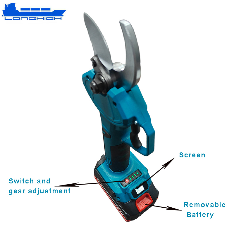 21V Brushless Electric Pruning Shears for Garden Scissors Fruit Tree