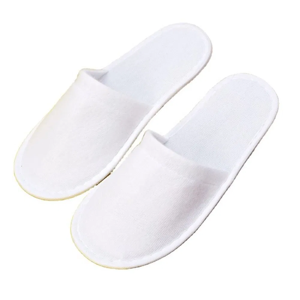 Aseptic Production Non Slip Personalized White Disposable Hotel Slippers for Maternity Center