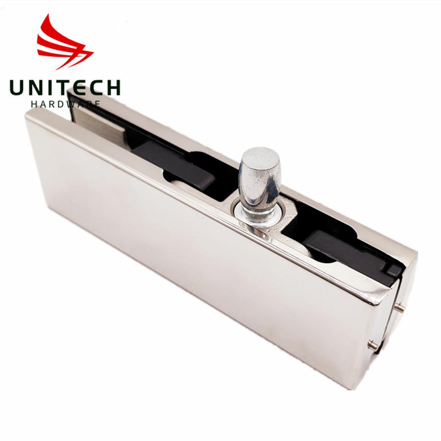 Stainless Steel Glass Door Top Patch Fixed Clamp Glass Fitting Hinge Pivot