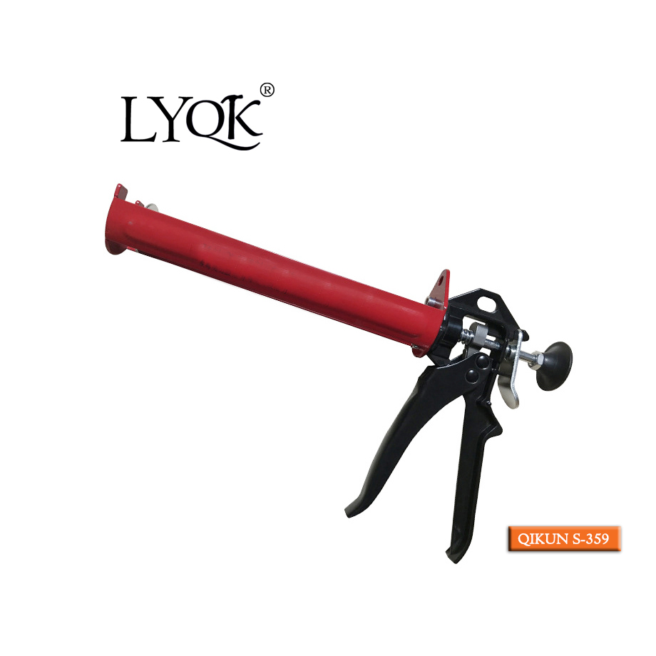 S-359 Opening Type Double Cartridges Skeleton Caulking Gun