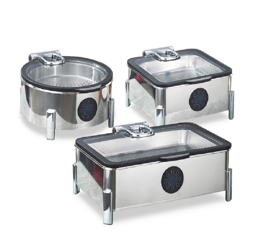 High Quality Hotel Supply Food Warmers CNC Intelligent Stainless Steel Chafing Dish