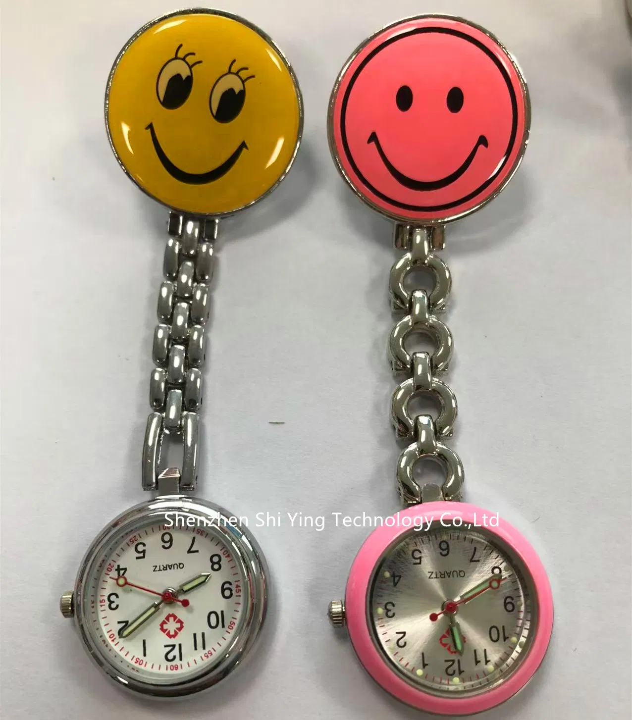 Japan Movement Waterproof Hospital Medical Smile Face Nursing Fob Watch for Nurse