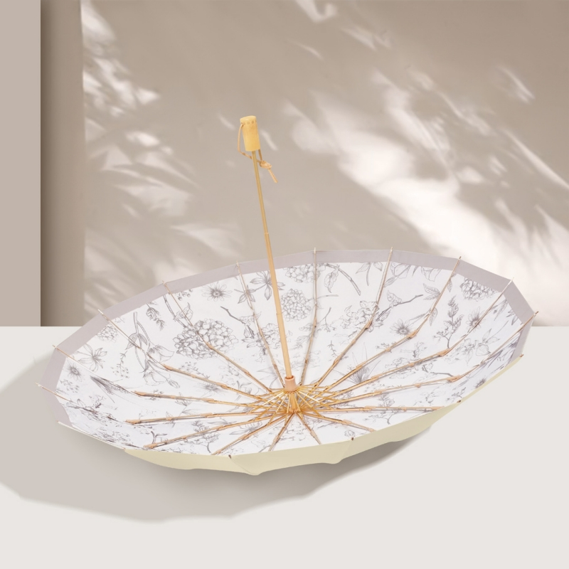 Зонт женский ветроустойчивый складной с логотипом