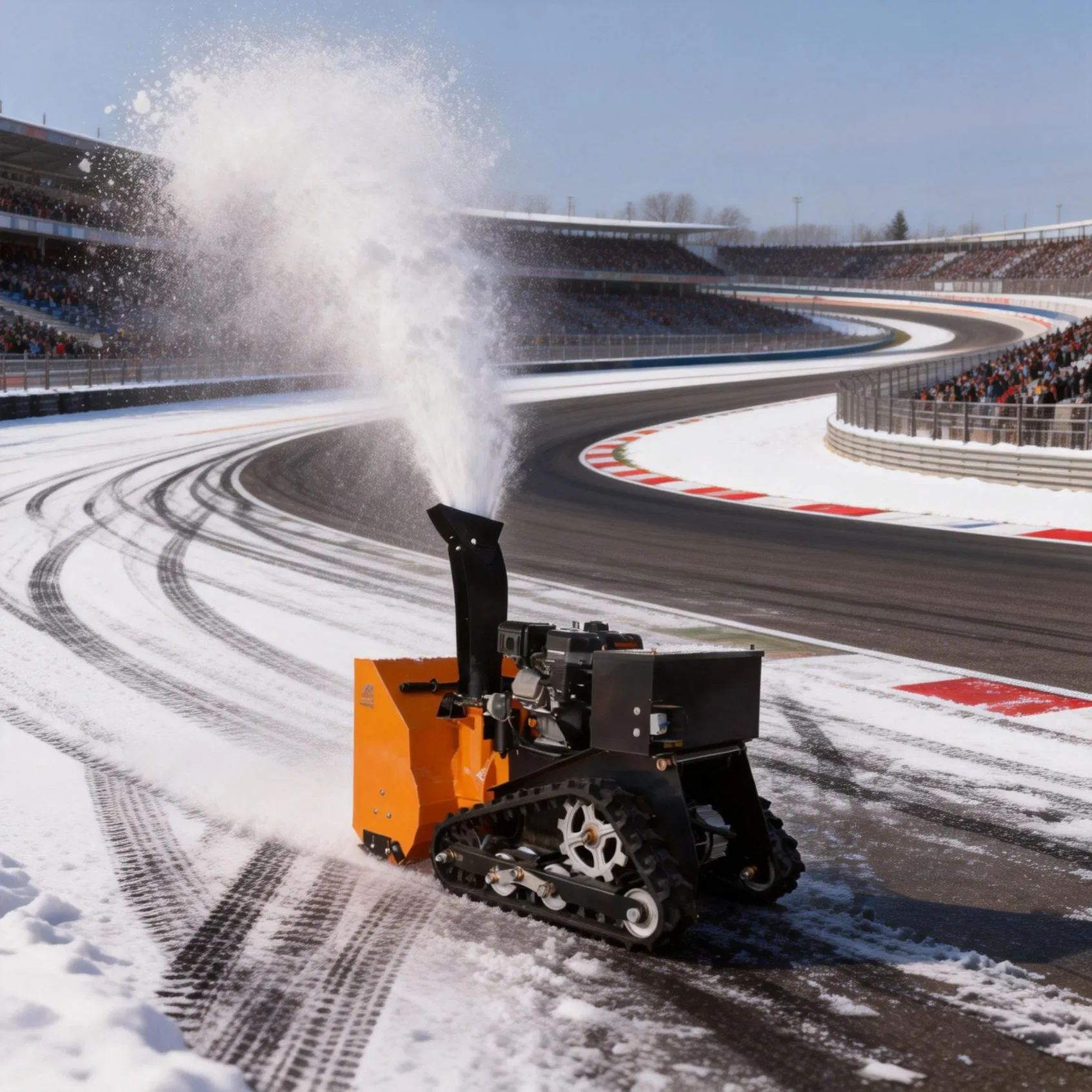 Gasoline/Electric Dual-Power Snow Blower with Remote Control