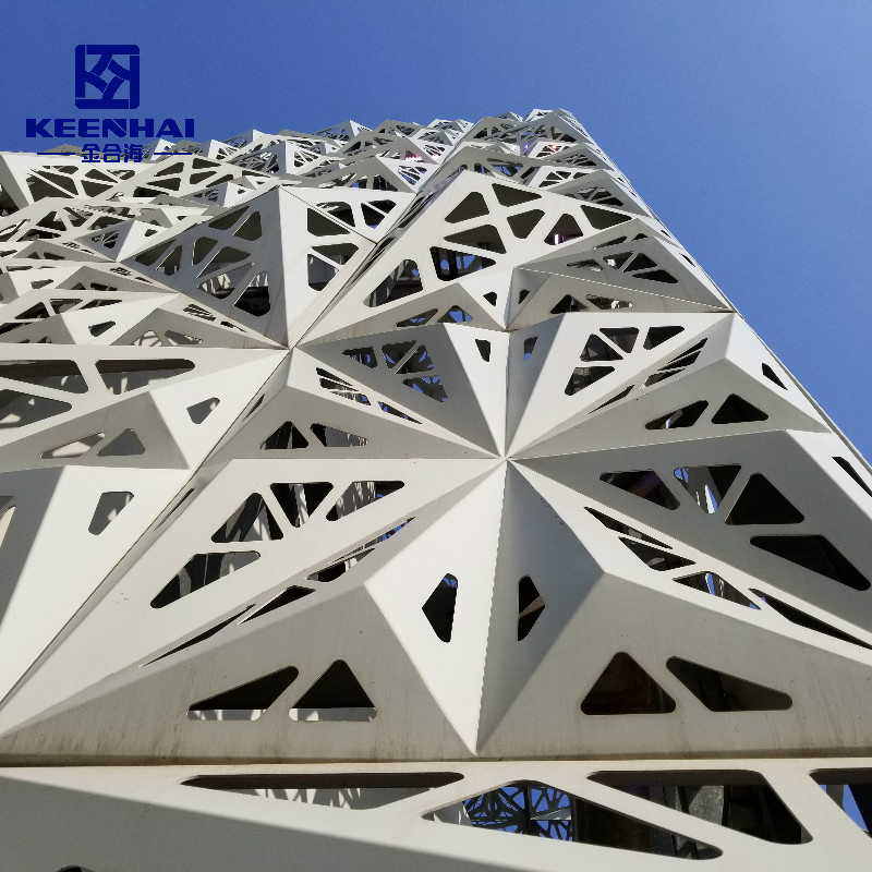 External Cladding Panels Exterior Wall Cladding Facade 3D Aluminum Siding Wall Panels (KH-CW-54)