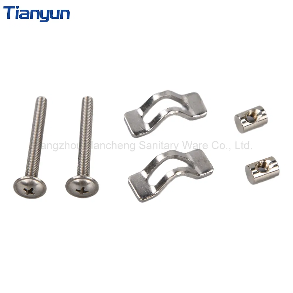 Vibration Proof Toilet Seat Mounting System S Arch Lock for Family Toilet Cover