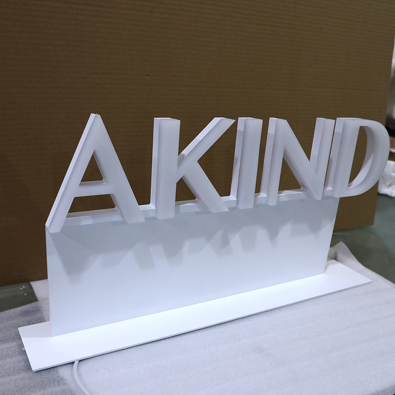 Customized Acrylic Letter Sign Letter United Decorating Office Table for Indoor Use