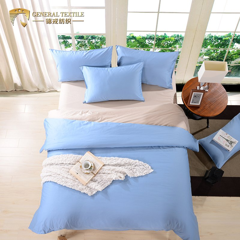 Wholesale Cheap Price 100% Cotton Color Bedding for Hotel (JRD664)
