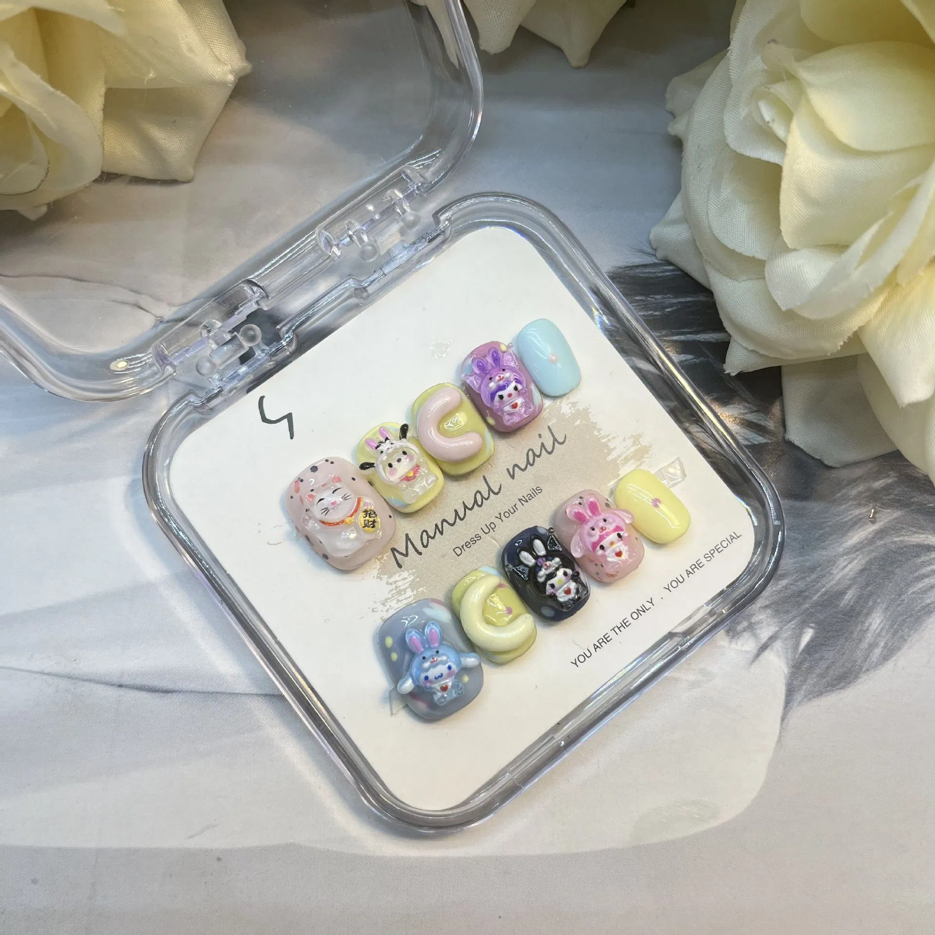 Custom Premium Quality Hand Made False Nails Artificial Acrylic Fingernails