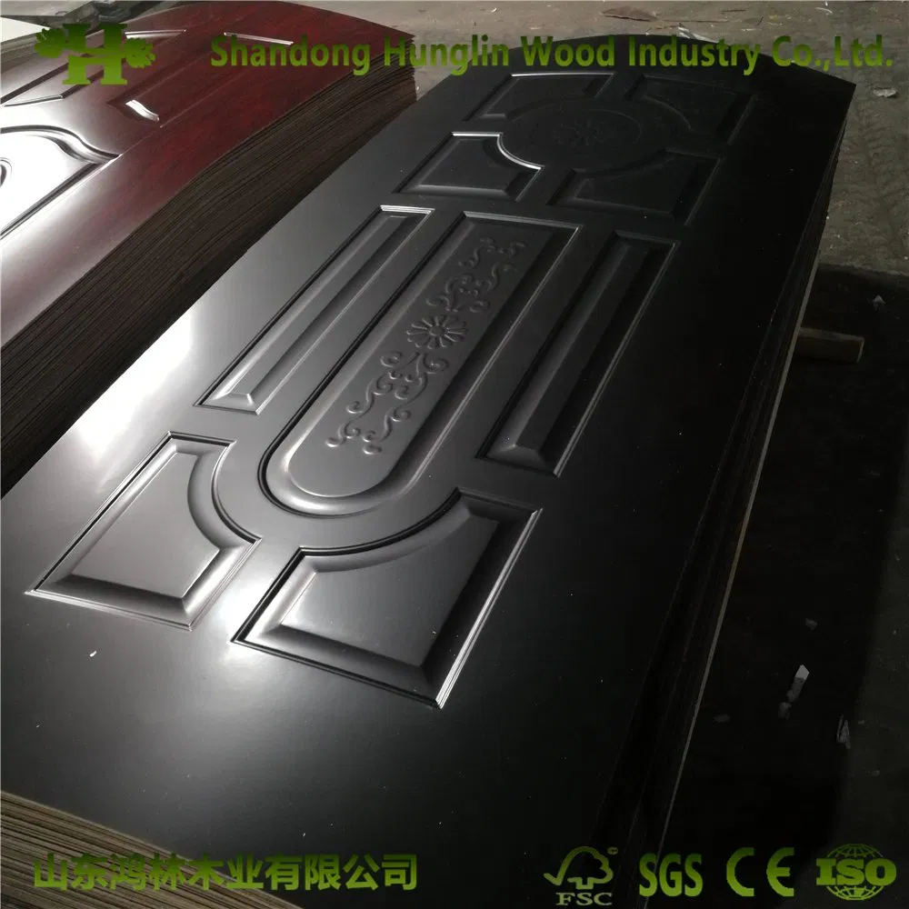 2150X1020X3mm Decorative Interior Melamine Molded HDF Door Skin