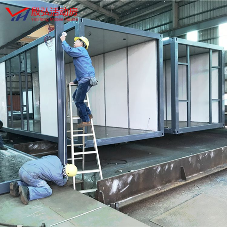Real Estate Container Shop Prefabricated Homes Modular House Manuli Service on Site