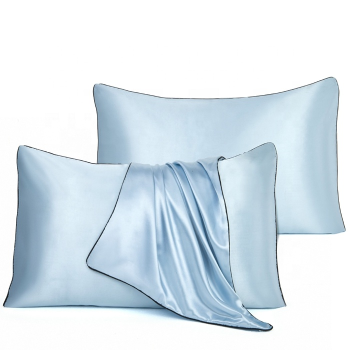Custom Pink Satin Silk Pillowcase Supplier Slip Silk Pillowcase