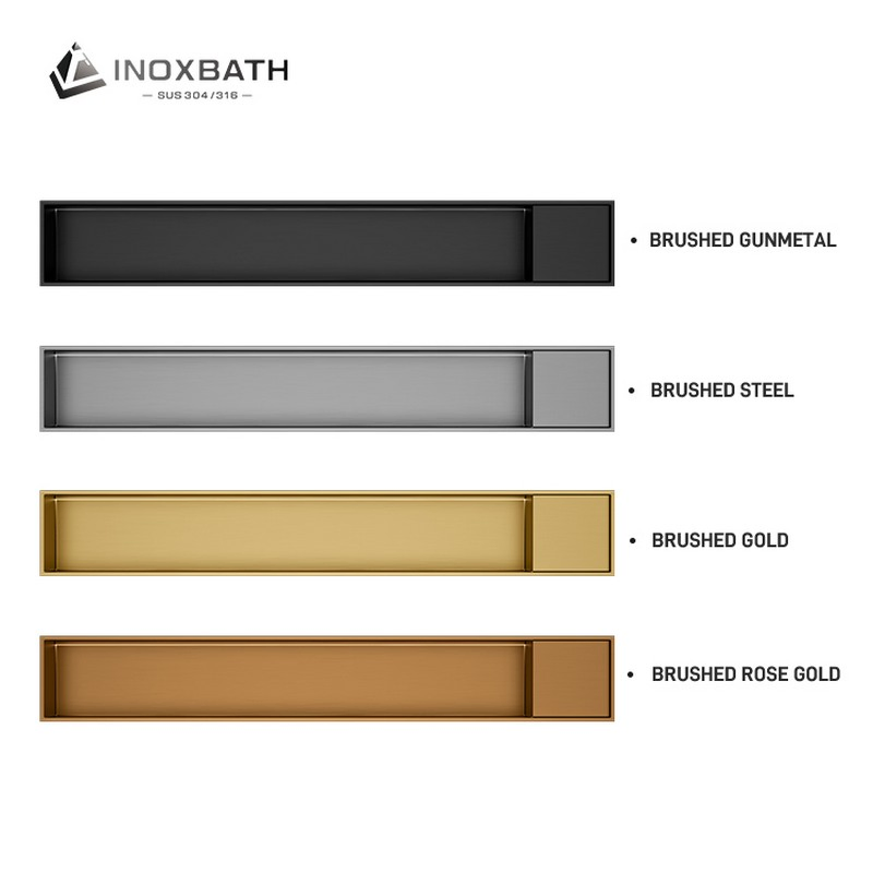 Встраиваемая ниша для ванной из нержавеющей стали 304