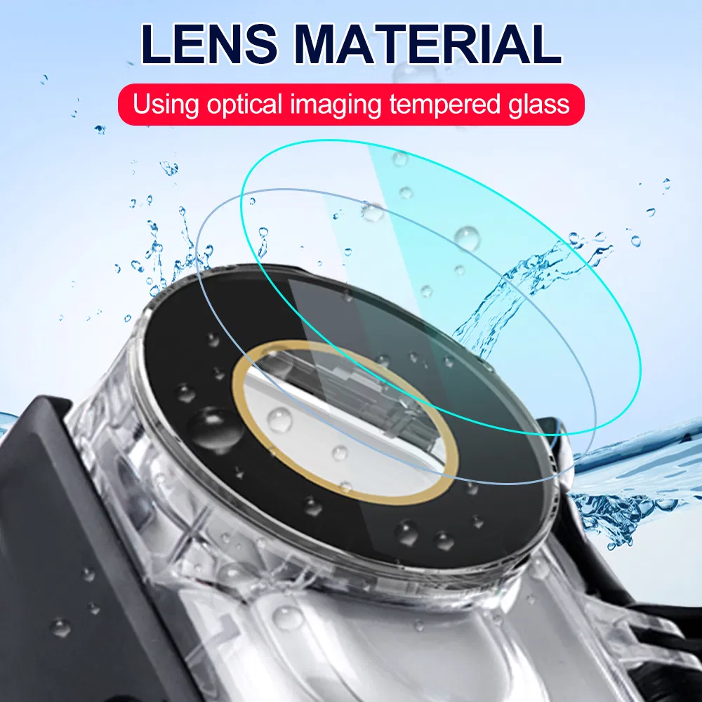 Wunderwater Waterproof Housing Case for Insta 360 Go3 Diving Protective Case