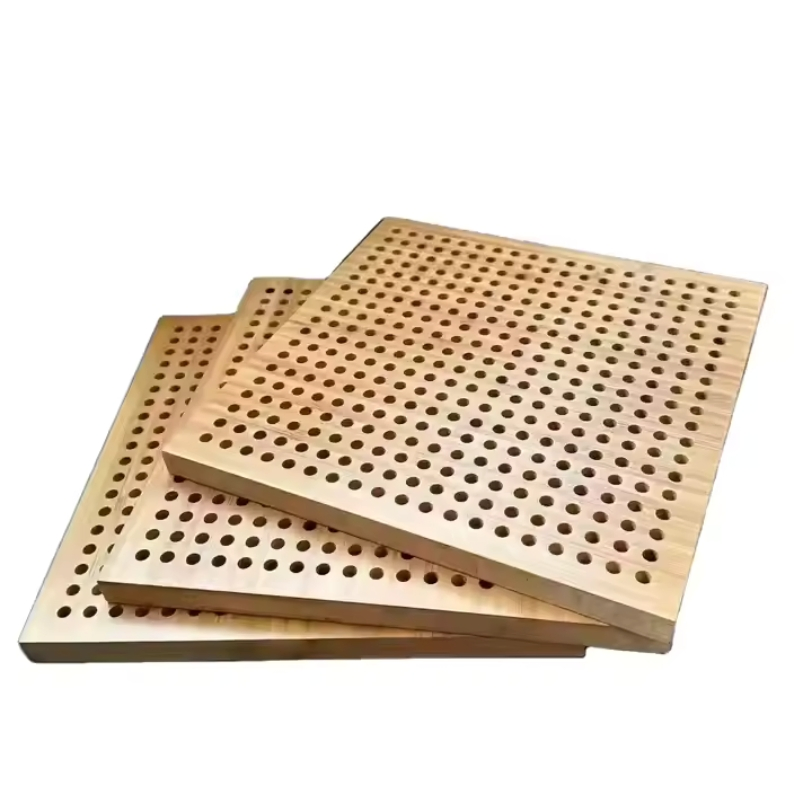 Bamboo Recording Studio Wall and Ceiling Sound Absorbing Acoustic Perforated Panel