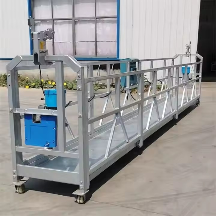 Heavy-Duty Galvanized Electric Rope Work Platform for Construction