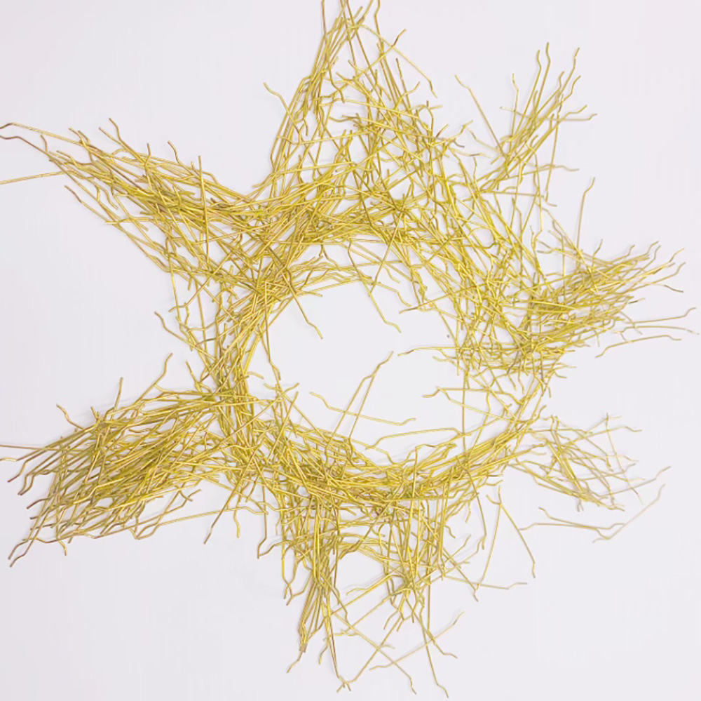 Uhpc Hooked-End Copper-Plated Reinforce Durable Steel Fibres for Shotcrete.