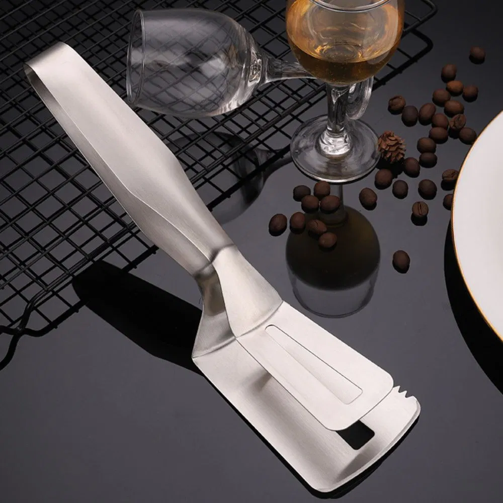 Multipurpose Steak Clamp Fish Gripper Stainless Steel BBQ Clip Esg15698