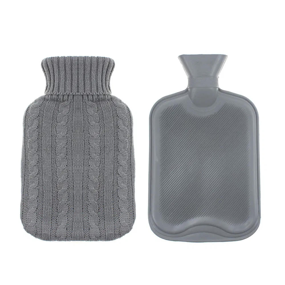 Hot Selling Winter Elastic Custom Design Durable Acrylic Knitted Hot Water Bag Cover Bottle Cover