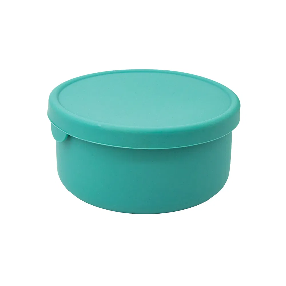 Wholesale Food Grade Silicone Food Storage Container Lunchbox with Lid Lunctqnd Bento Boxes