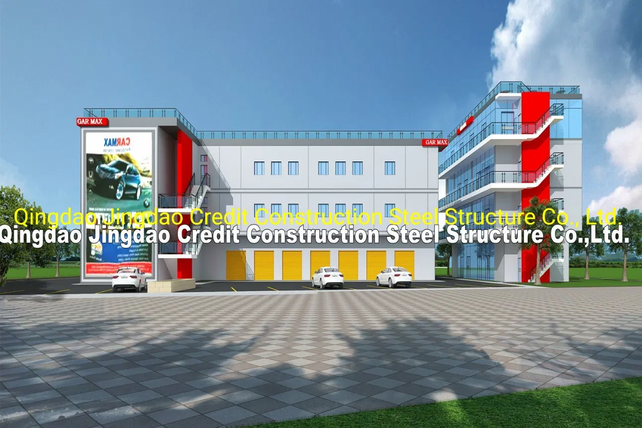 Customize Multi-Storey Steel Structure Building Prefab Steel Frame Apartment Building Contractor General Turnkey Construction and Pretty Prefabricated Building
