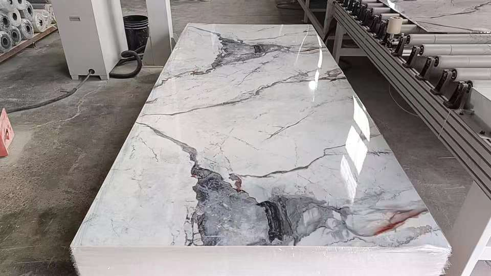 Marble UV Coating PVC Sheet PVC UV Marble Sheet 3mm PVC Marble Sheet