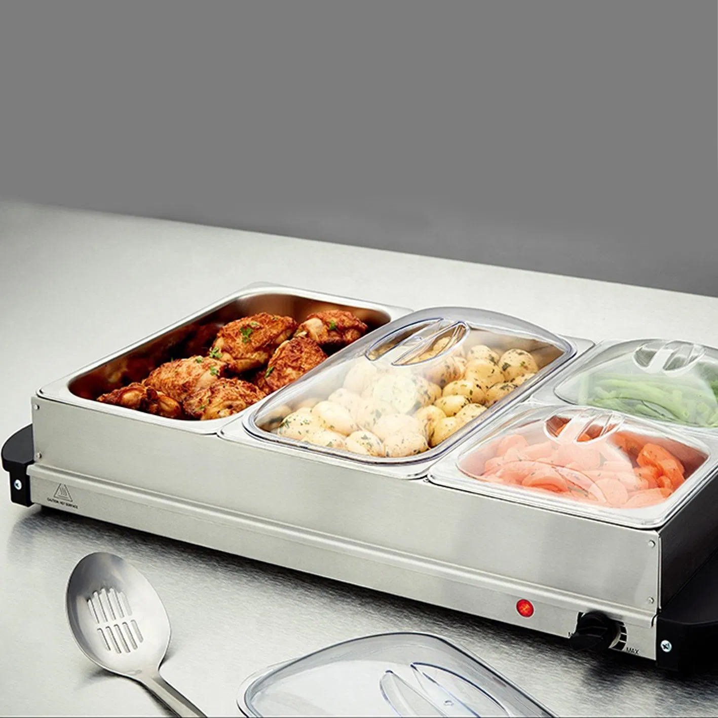 Stainless Steel Portable Food Display Warmers Buffet