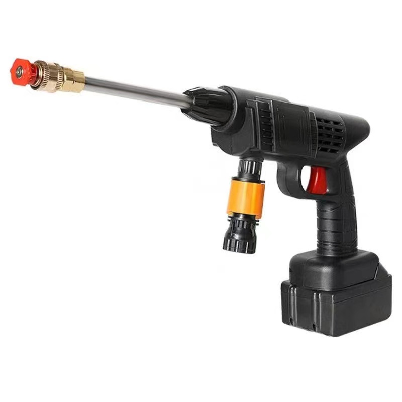 Powerblast High-Pressure Car Washer with Adjustable Nozzle and Long Hose