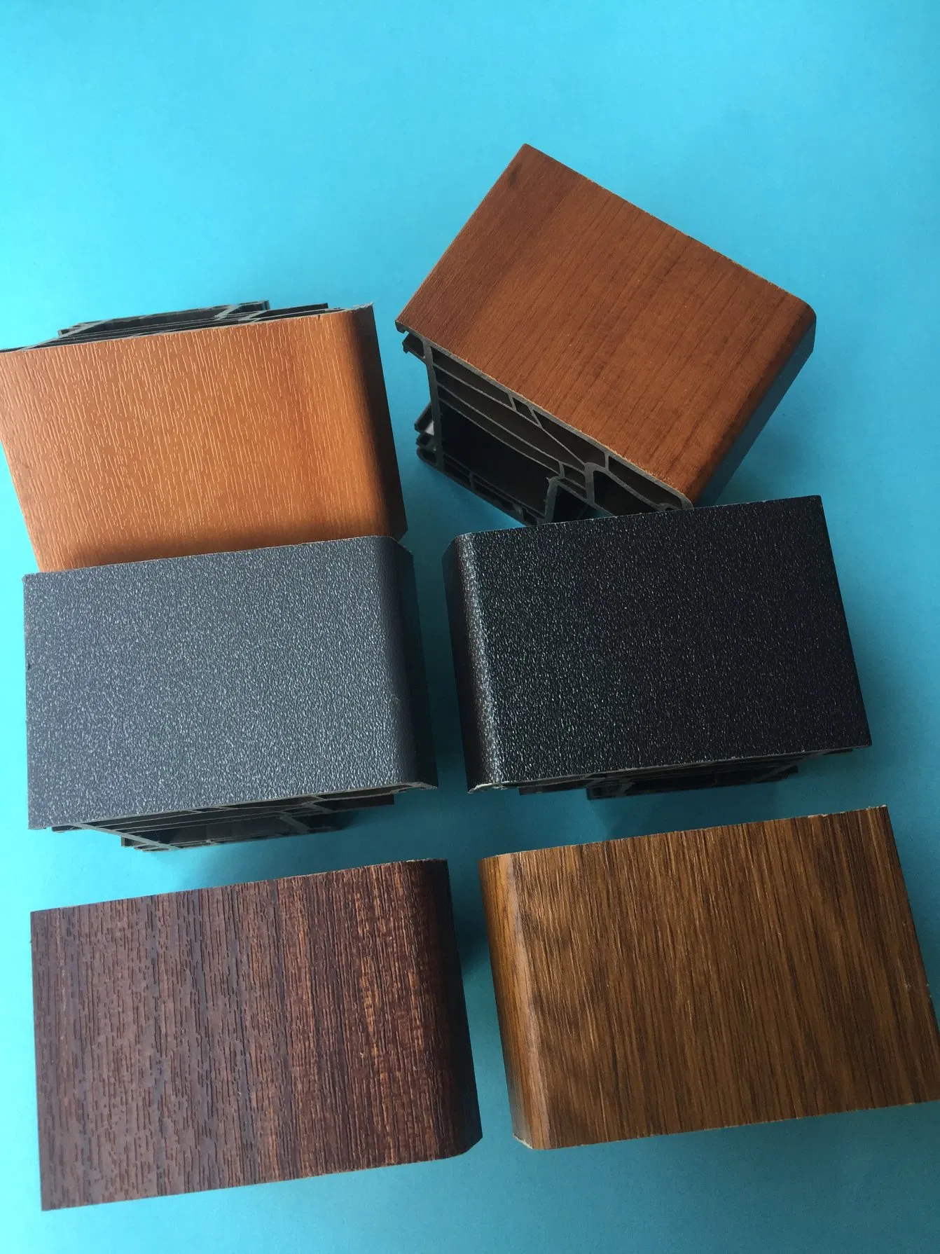 Golden Oad and Dark Oak UPVC Laminated Profiles for UPVC Windows and Doors, Building Meterials Chinese Top 3