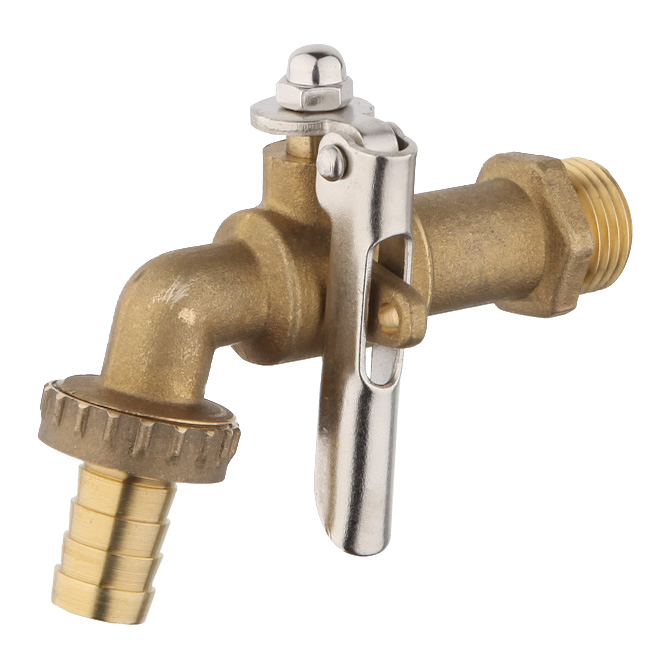 Good Quality T Handle Brass Washing Machine Water Bibcock Valve
