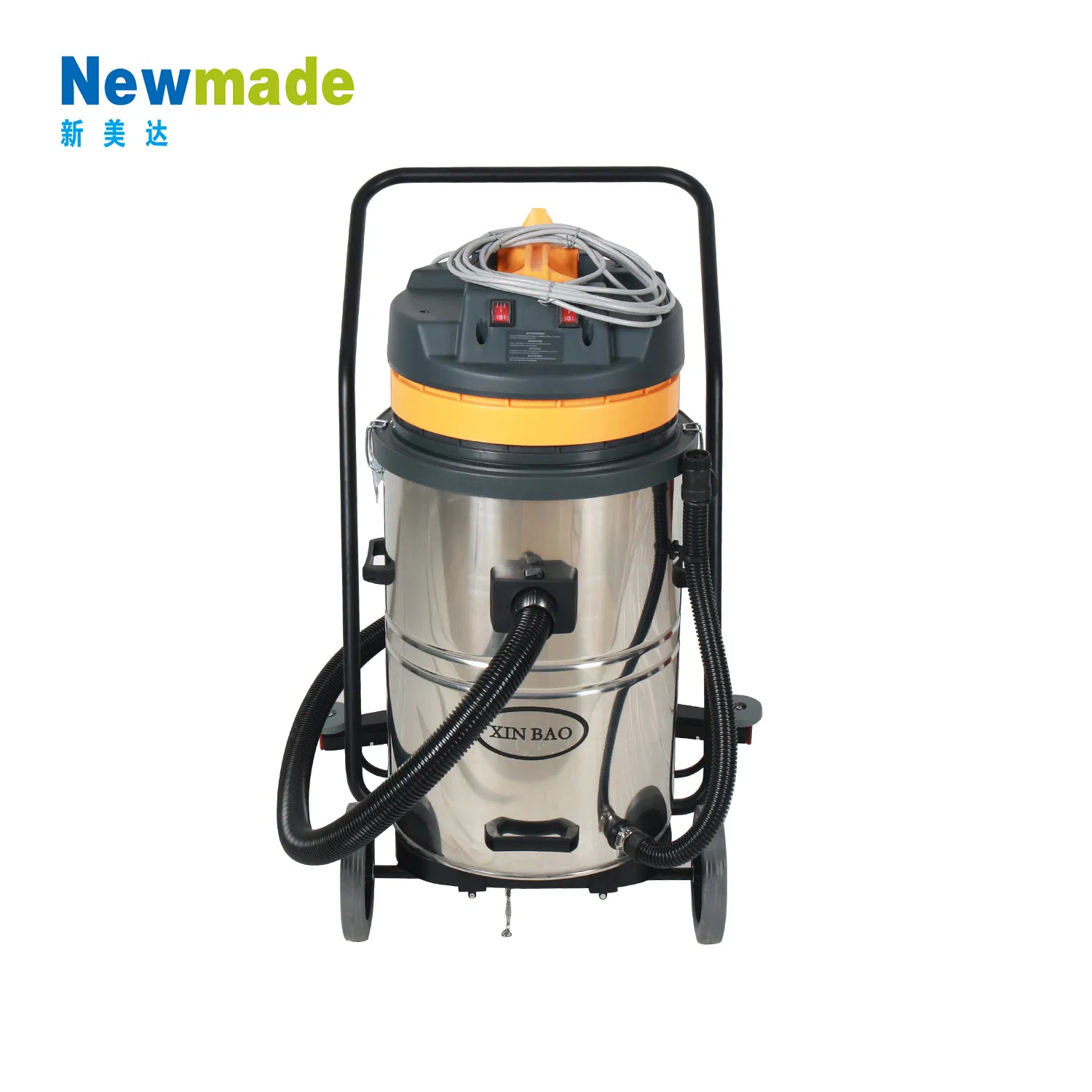 70L Wet Dry Cleaning Vacuum Cleaner with Suction Squeegee
