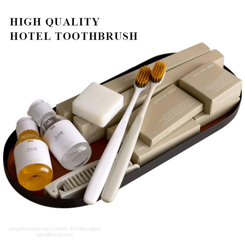 Stylish Hotel Toothbrush with GMPC Certification and Custom Logo Support