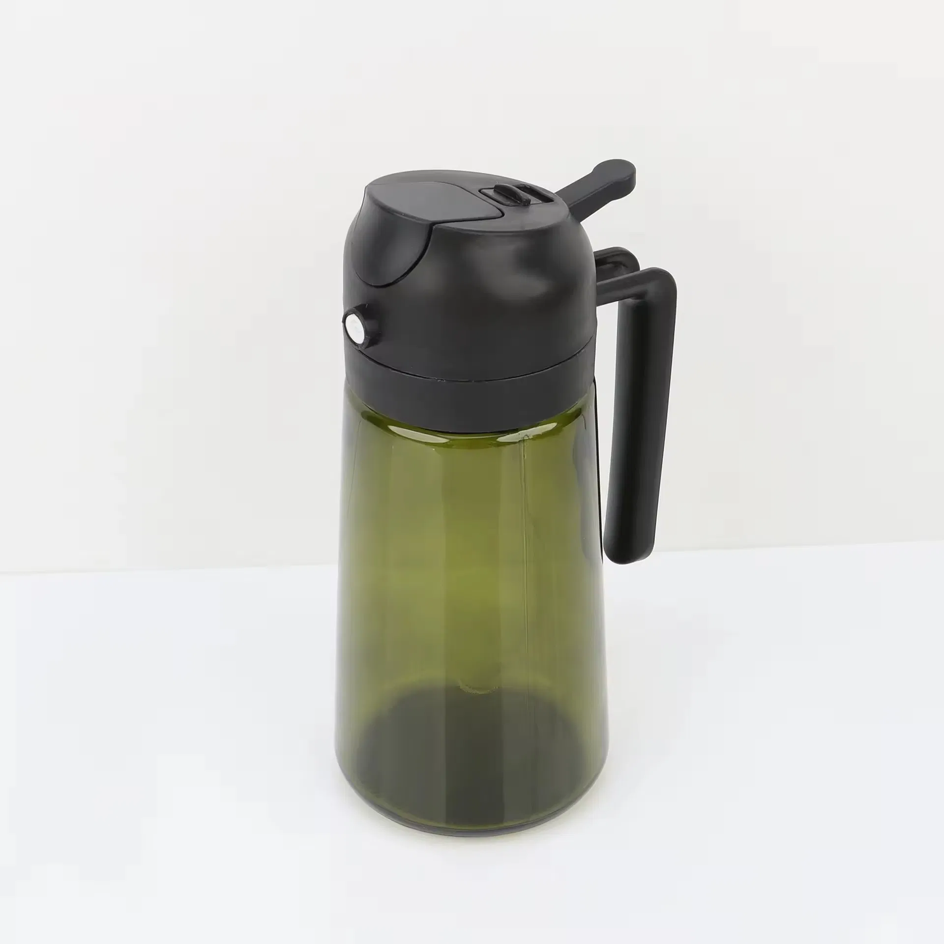 420ml Oil Sprayer and Pourer 2 in 1 Portable Oil Spray Bottle High Quality PP Material Household Oil Spray Bottle