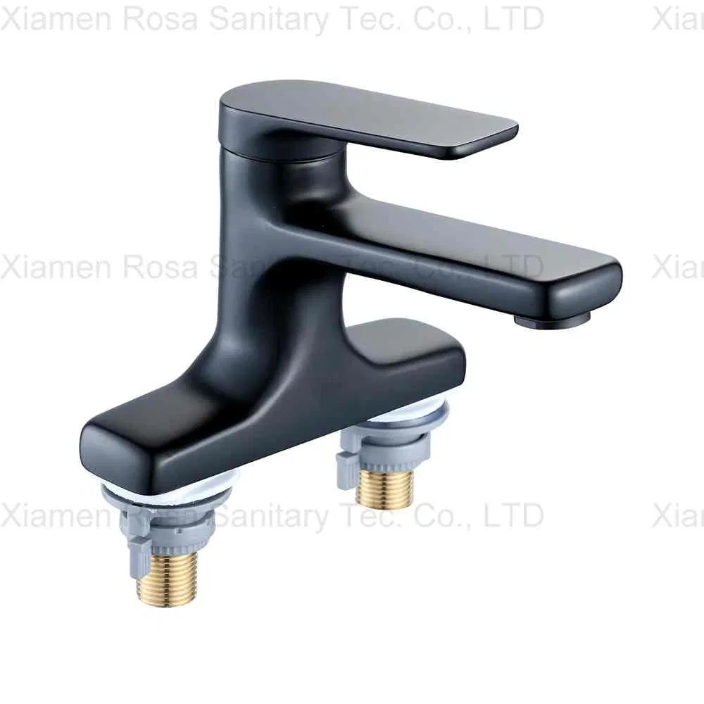 New Arrival High Quality Modern Design Single Hole Faucet for Kitchen Bathroom Shower Basin Mixer Matte Black Chrome