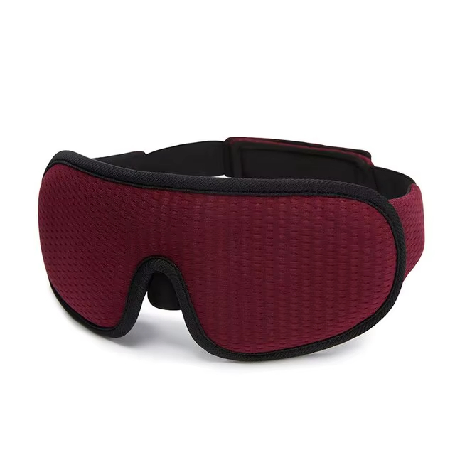 Sleep Eye Mask with Adjustable Soft Comfort Eye Shade Block out Light Warm and Cool Double-Sided Use